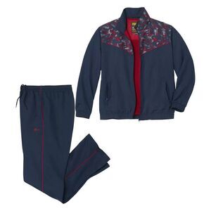 Atlas For Men Mens Microfiber Tracksuit / Navy